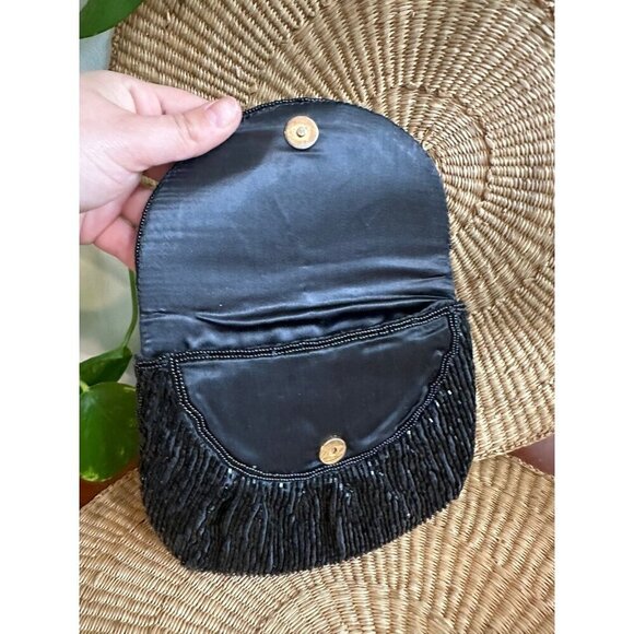 Rue de Calais vintage black clutch - Picture 6 of 11